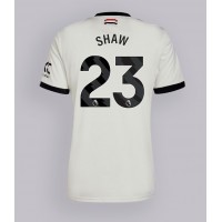 Camiseta Manchester United Luke Shaw #23 Tercera Equipación Replica 2024-25 mangas cortas